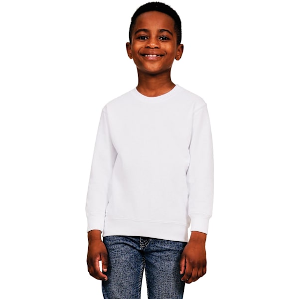 Casual Classics Barn/Barn Blended Ringspun Bomull Sweatshirt White 1-2 Years