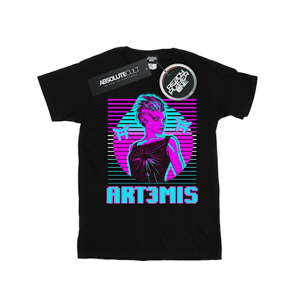 Ready Player One Neon Art3mis T-shirt för män, 4XL, svart Black 4XL