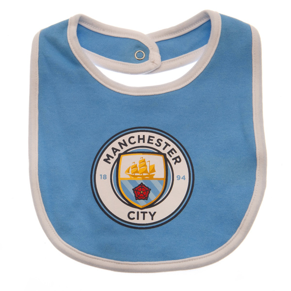 Manchester City FC baby (paket med 2) One Size Flerfärgad Multicoloured One Size