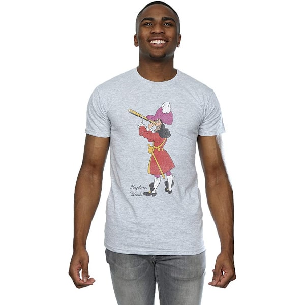 Peter Pan Classic Captain Hook Heather T-shirt L Grå Grey L