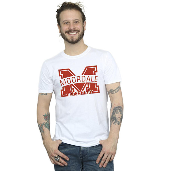 Netflix Mens Sex Education Moordale T-Shirt S Vit White S