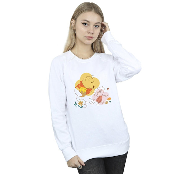Disney Dam/Kvinnor Winnie The Pooh Piglet Sweatshirt XL Sport Sports Grey XL