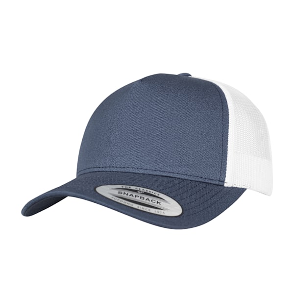 Flexfit Unisex Vuxen Tvåfärgad 5-Panel Truckerkeps En Storlek Marinblå Navy/White One Size