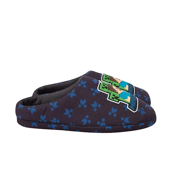 Minecraft Pojkar Creeper Tofflor 2 UK Marinblå/Blå Navy/Blue 2 UK