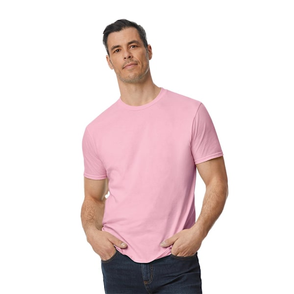 Gildan Unisex Vuxen Enzymbelagd T-shirt S Charity Pink Charity Pink S