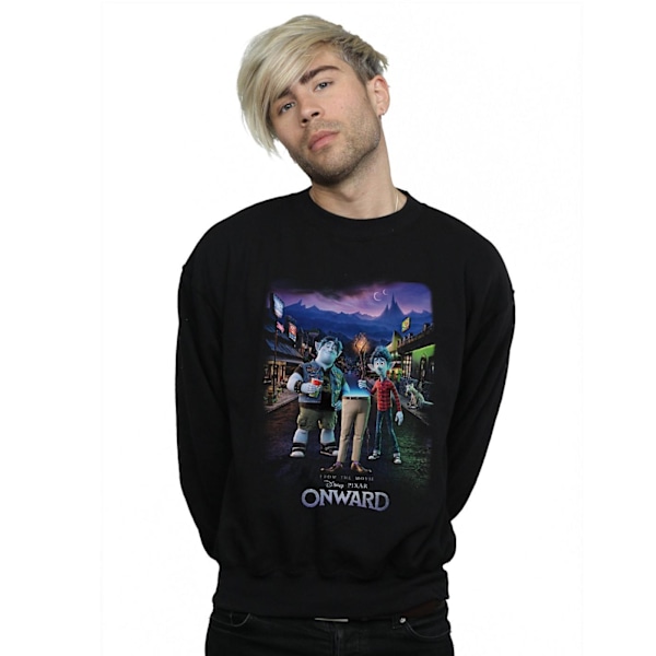 Disney Herr Onward Karaktär Affisch Sweatshirt 5XL Svart Black 5XL