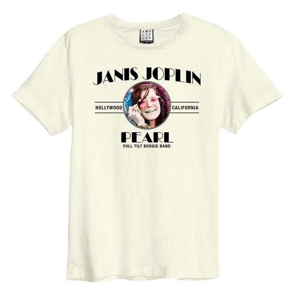 Förstärkt Herr 50-årsjubileum Janis Joplin T-Shirt XL Vintage Vintage White/Black XL