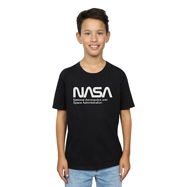 NASA Aeronautics And Space T-shirt för pojkar 7-8 år Svart Black 7-8 Years