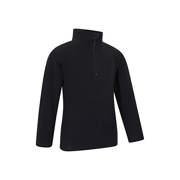Mountain Warehouse Camber II Fleecejacka med Halv Dragkedja för Barn Jet Black 3-4 Years