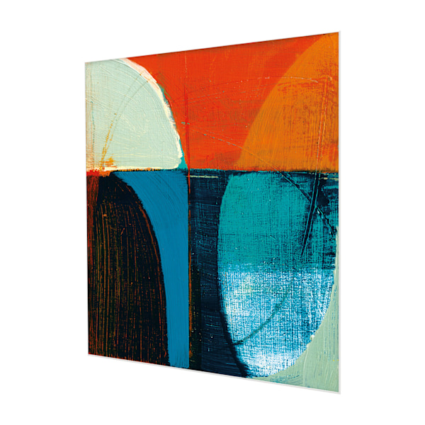 Joanne Last Abstract 6 Väggmonterad Monterad Tryck En Storlek Flerfärgad Multicoloured One Size