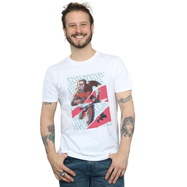 Marvel Mens Avengers Ant-Man And The Wasp Collage T-Shirt 3XL W White 3XL