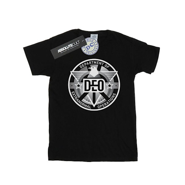 DC Comics Supergirl TV-serie Deo Crest T-shirt 5XL Svart Black 5XL