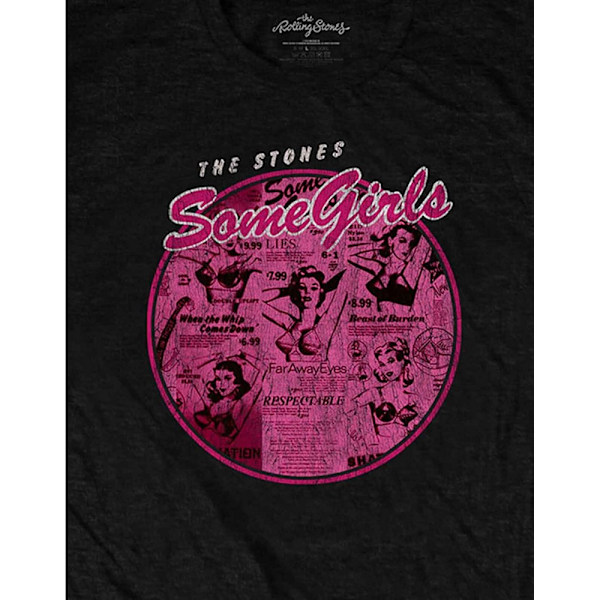 The Rolling Stones Unisex Adult Some Girls V.2 T-Shirt M Svart Black M