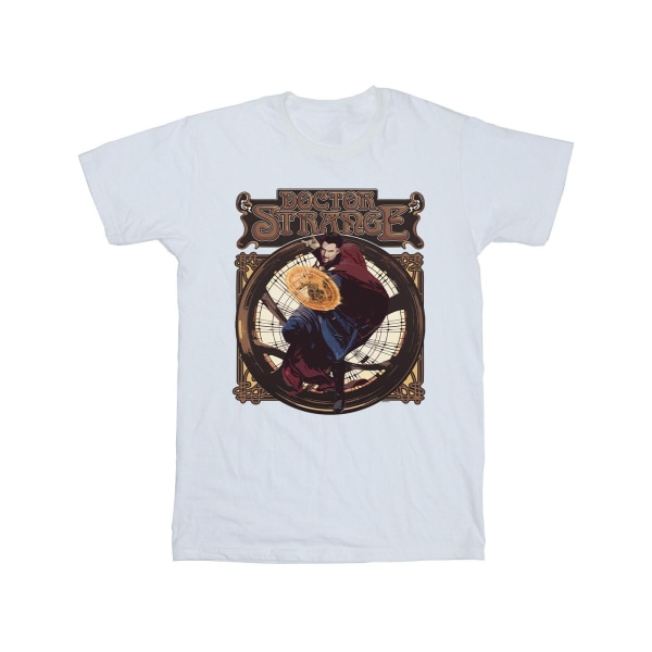 Marvel Boys Doctor Strange Circle T-Shirt 3-4 år Vit White 3-4 Years