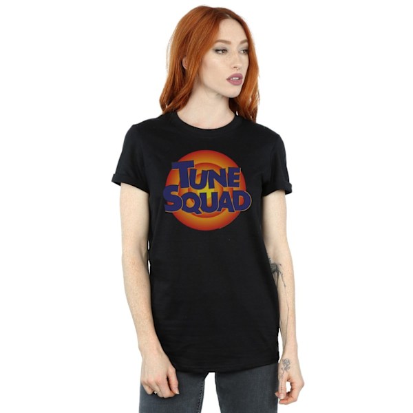 Space Jam: A New Legacy Dam/Dam Tune Squad Logo Bomull Boyfriend T-Shirt XXL Svart Black XXL