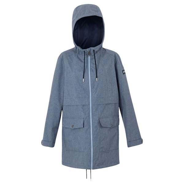 Regatta Navaeh Linear Vattentät Jacka för Dam 12 UK Cha Chambray/Dark Denim 12 UK