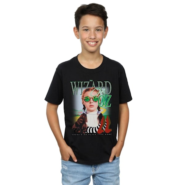 Trollkarlen från Oz Boys No Place Checkerboard T-shirt 3-4 år B Black 3-4 Years