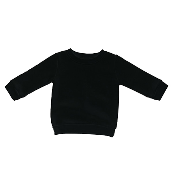 Babybugz Baby Essential Sweatshirt 12-18 månader Svart Black 12-18 Months