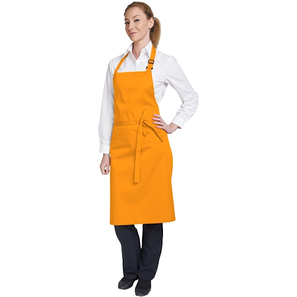 Dennys Flerfärgad Haklappsförkläde 28x36 tum (2-pack) En Storlek Eller Orange One Size