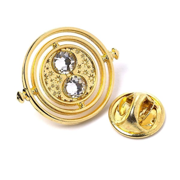Harry Potter Officiell Time Turner Badge En Storlek Guld Gold One Size