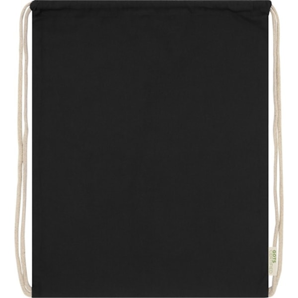 Bullet Orissa Ekologisk Bomullssnörsäck En Storlek Solid Svart Solid Black One Size