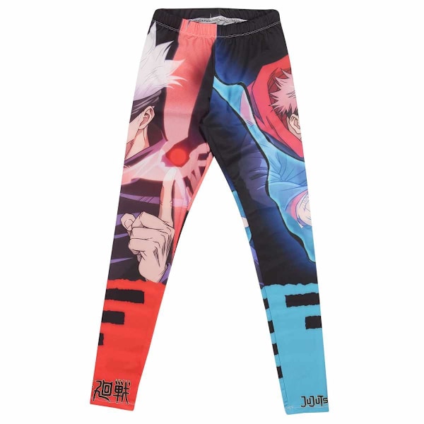 Jujutsu Kaisen Dam/Damtidning Konstverk Leggings XL Multi Multicoloured XL