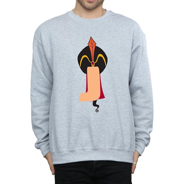 Disney Herr Alphabet J Är För Jafar Sweatshirt L Sports Grey Sports Grey L