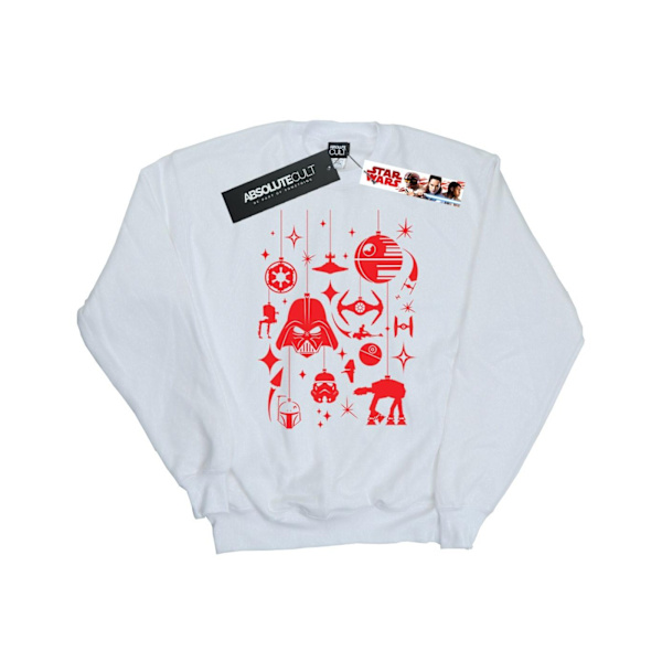 Star Wars Jul Dekorationer Sweatshirt M Vit White M