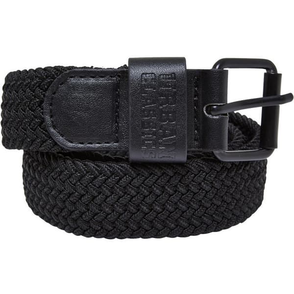 Urban Classics Barn/Ungdom Elastiskt Bältesset (2-pack) S-M Black/Space Blue S-M