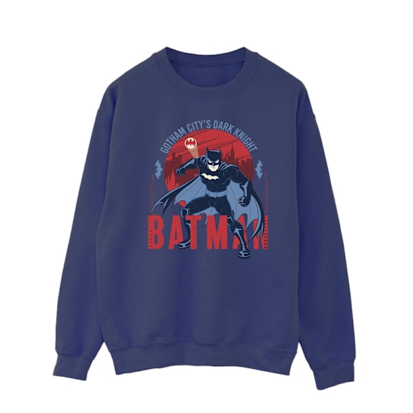 DC Comics Herr Batman Gotham City Sweatshirt S Marinblå Navy Blue S