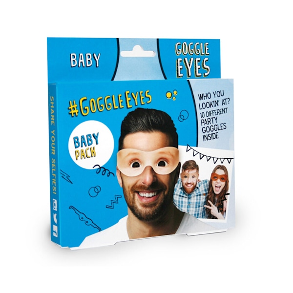 Bristol Novelty Goggle Eyes Baby Party Mask (10-pack) En Storlek Multifärgad Multicoloured One Size