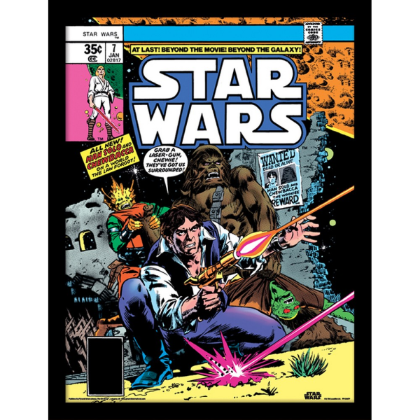 Star Wars They´ve Got Us Surrounded Comic Print 40cm x 30cm Mul Multicoloured 40cm x 30cm
