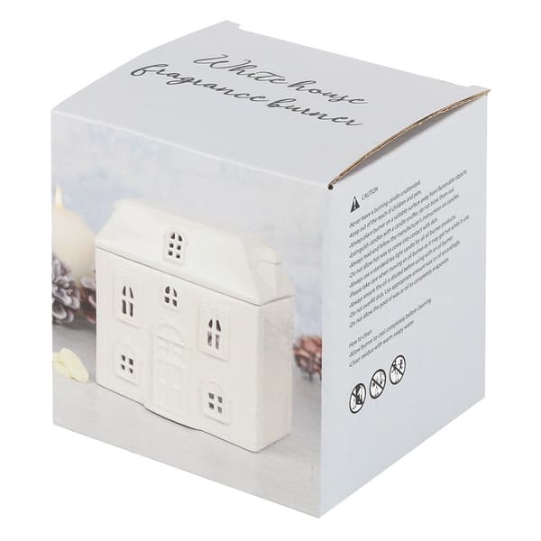 Something Different Keramisk Hus Oljebrännare One Size Vit White One Size