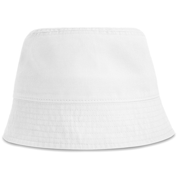 Atlantis Unisex Powell Bucket Hat, Vit, One Size White One Size