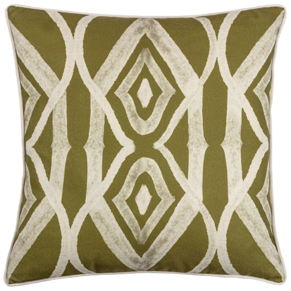 Wylder Cape Ikat Vändbart Kuddfodral 50cm x 50cm Moss Moss 50cm x 50cm