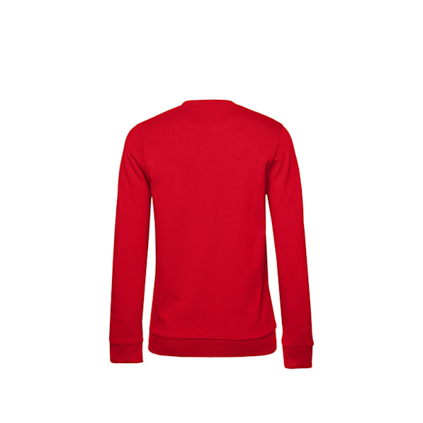 B&C Dam/Kvinnor Set-in Sweatshirt L Röd Red L