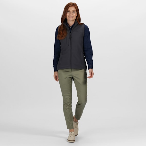 Regatta Dam/Kvinnor Flux Soft Shell Bodywarmer 18 Seal Grey/S Seal Grey/Seal Grey 18