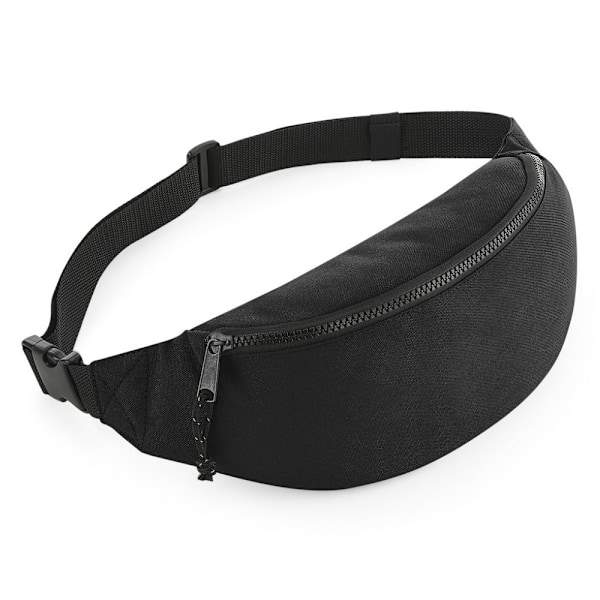 Bagbase Vuxen Unisex Återvunnen Midjeväska En Storlek Svart Black One Size