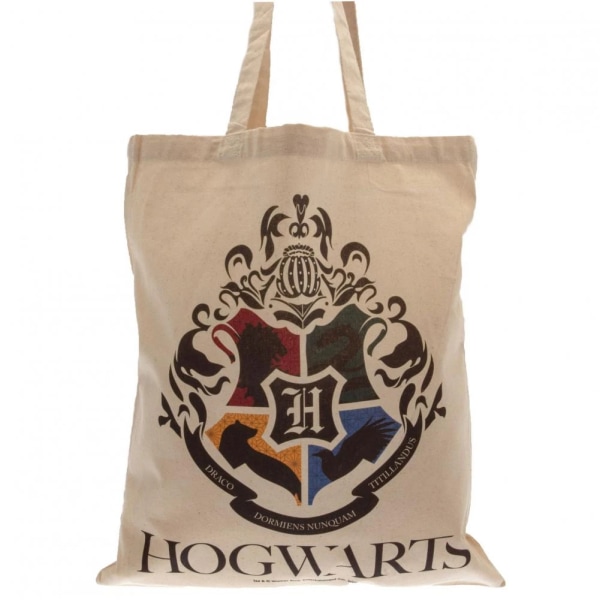 Harry Potter Hogwarts Houses tygväska One Size Cream/Bla Cream/Black One Size