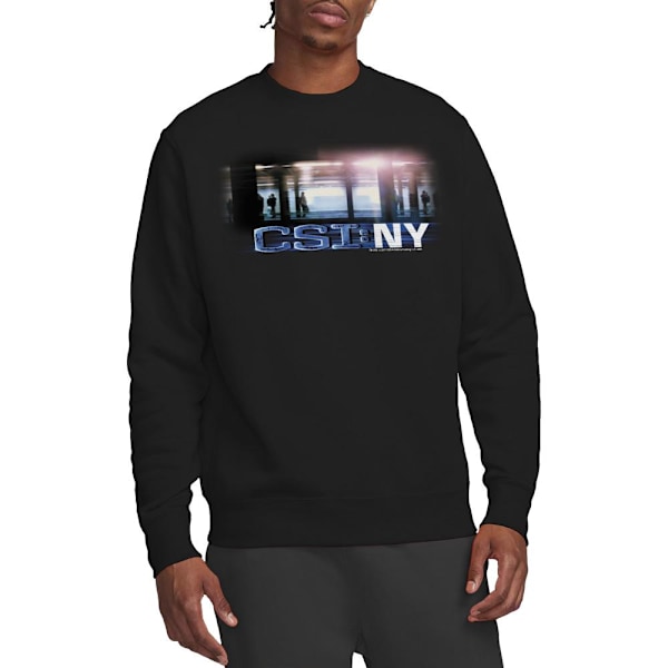 CSI Unisex Vuxen New York Subway Sweatshirt XL Svart Black XL