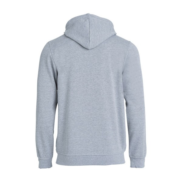 Clique Herr Basic Full Zip Hoodie 4XL Grå Melange Grey Melange 4XL