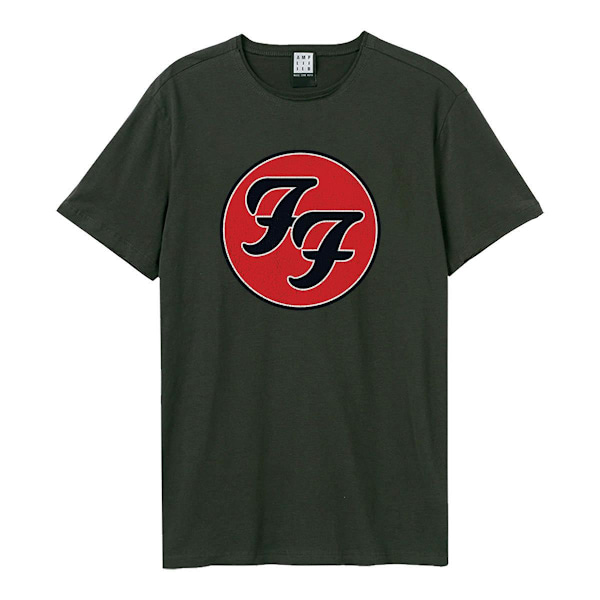 Amplified Unisex Vuxen Foo Fighters Logotyp T-shirt XL Charcoal Charcoal XL