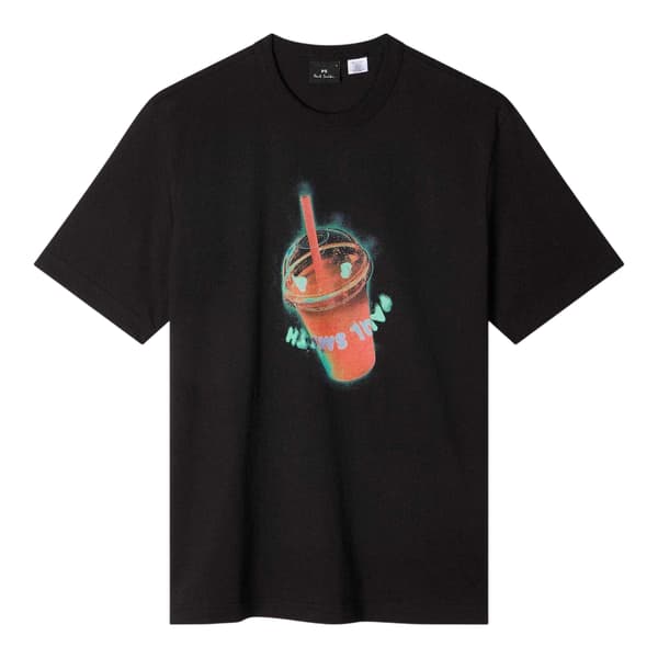Paul Smith Herr Drink Bomull Regular T-shirt M Svart Black M