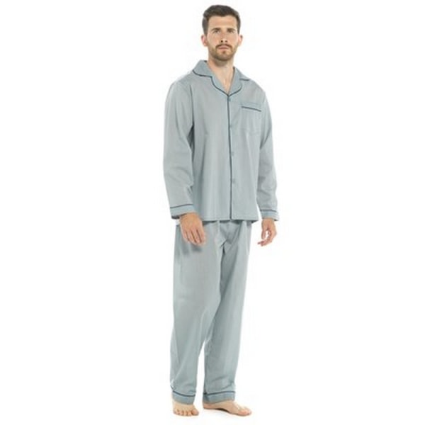 Walter Grange Randig Pyjamas för herr L Blå Blue L