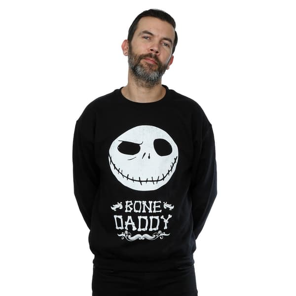 Disney Herr Nightmare Before Christmas Bone Daddy Tröja L Black L