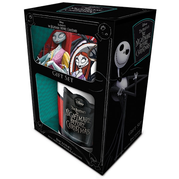 Nightmare Before Christmas Jack och Sally Presentset En Storlek Flerfärgad Multicoloured One Size