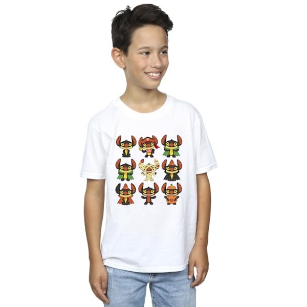Disney Boys Lilo & Stitch Halloween Costumes T-Shirt 12-13 År White 12-13 Years