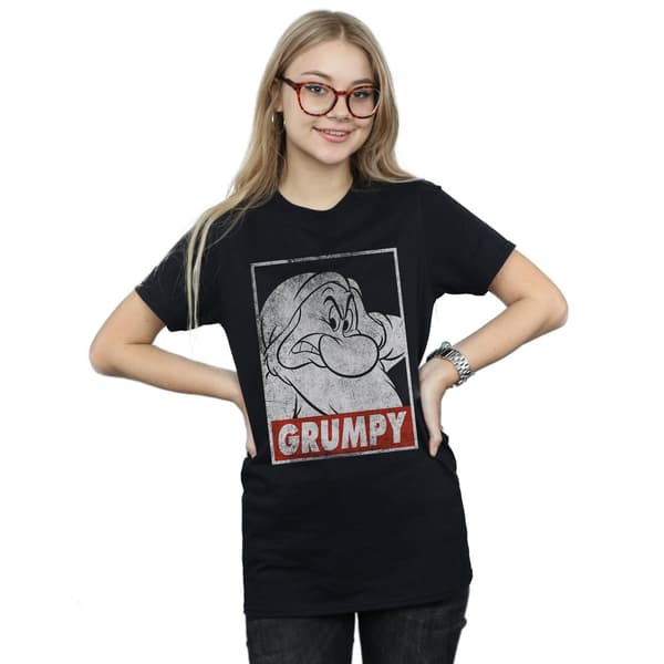 Snövit och de sju dvärgarna Dam/Dam Grumpy Poster Cot Black XL