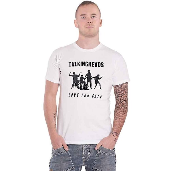 Talking Heads Unisex Vuxen Love For Sale Bomull T-shirt XXL Vit White XXL