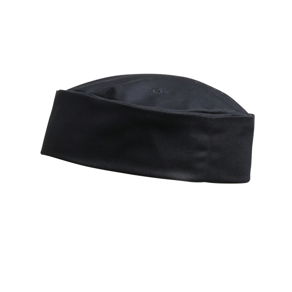 Premier Turn-Up Chefs Hat (paket med 2) S Svart Black S